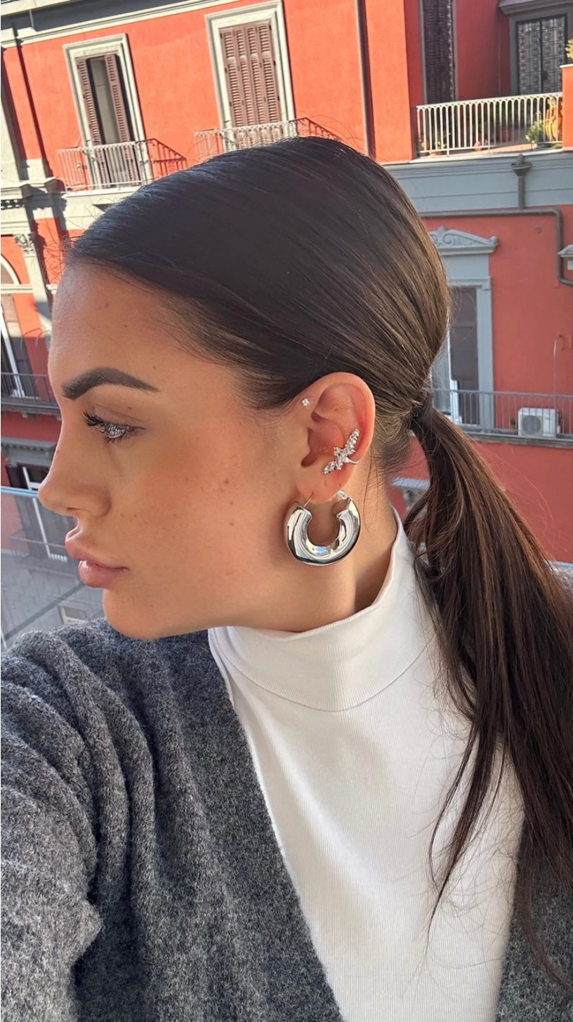 Orecchini Cerchi Silver