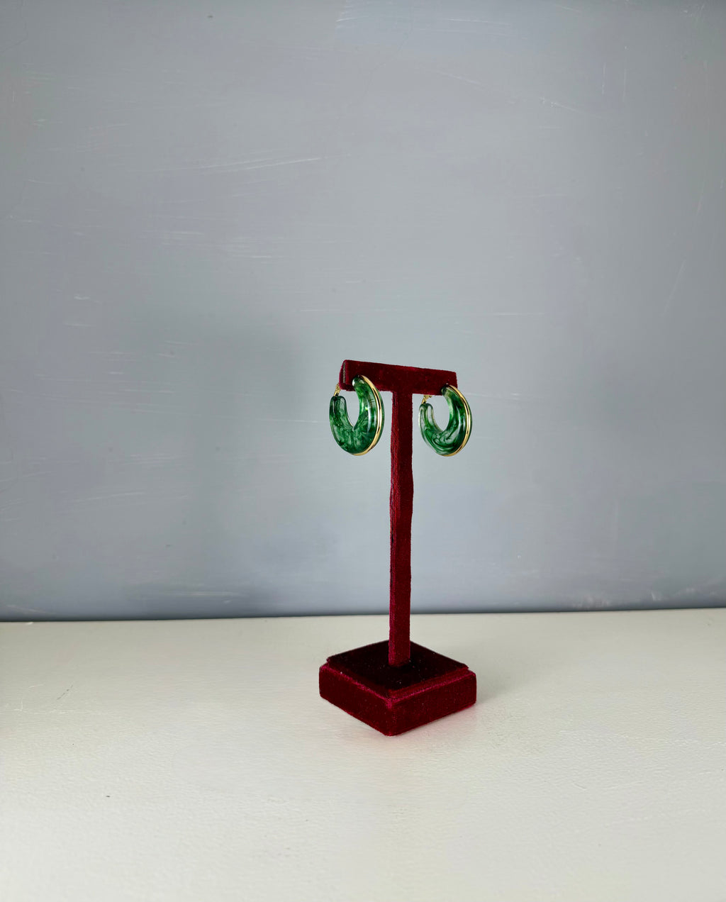 orecchini moon green