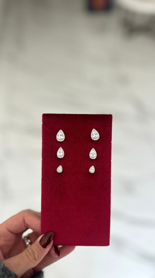 Orecchini goccia silver