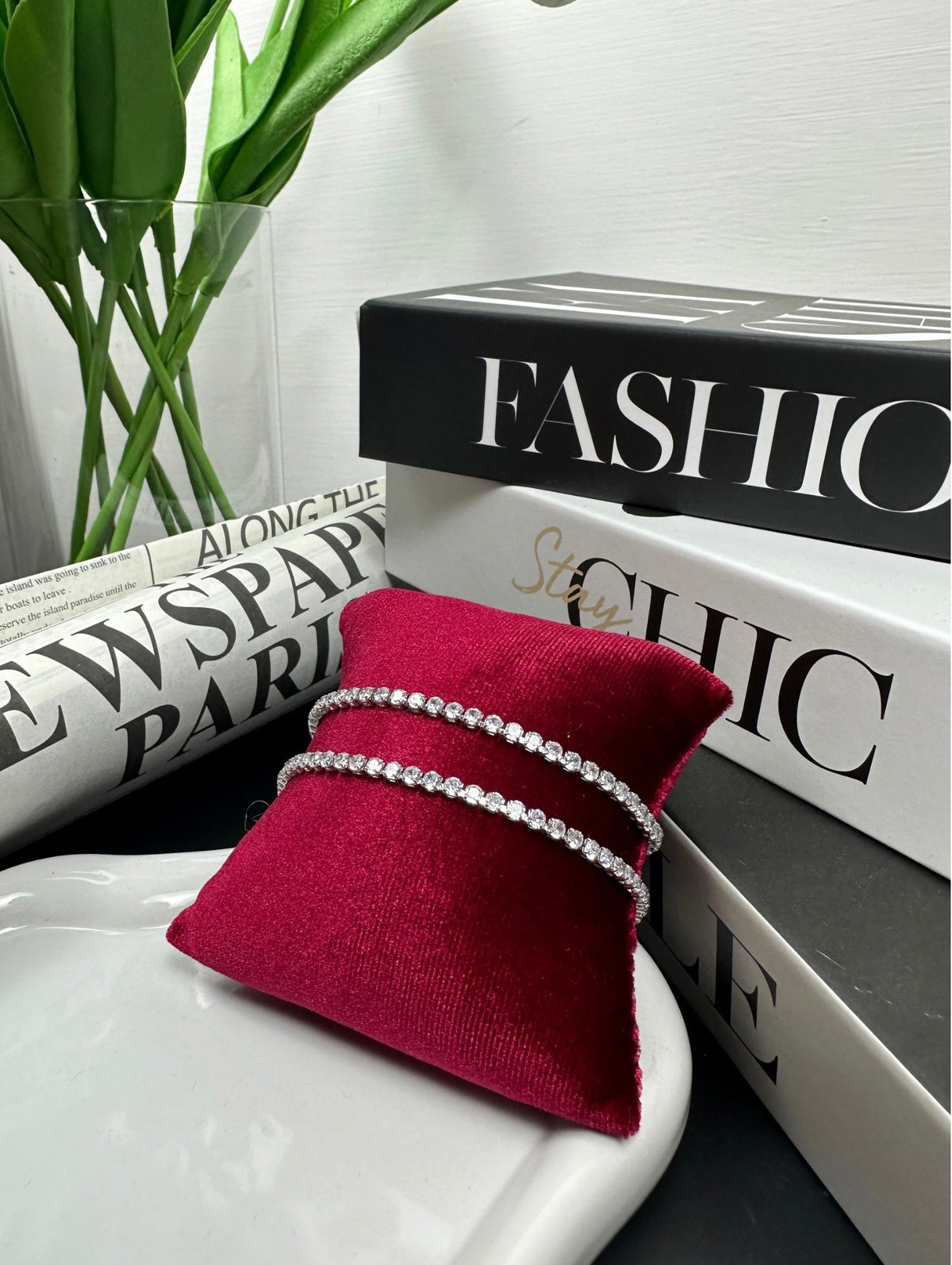 Bracciale silver tennis Classic