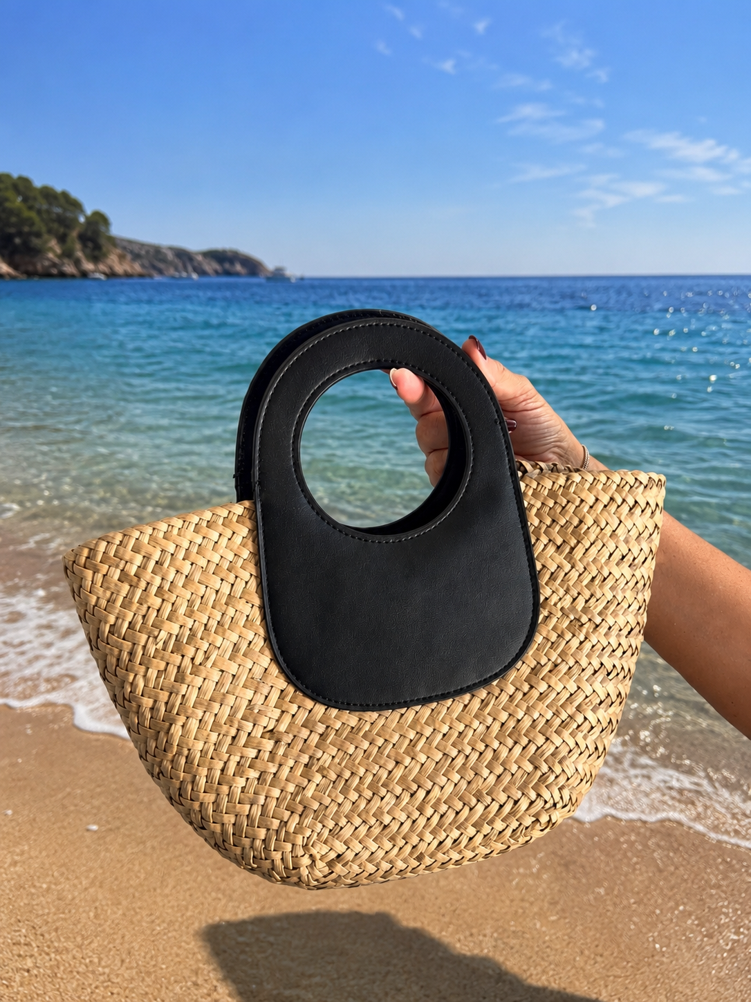 Borsa in paglia clizia