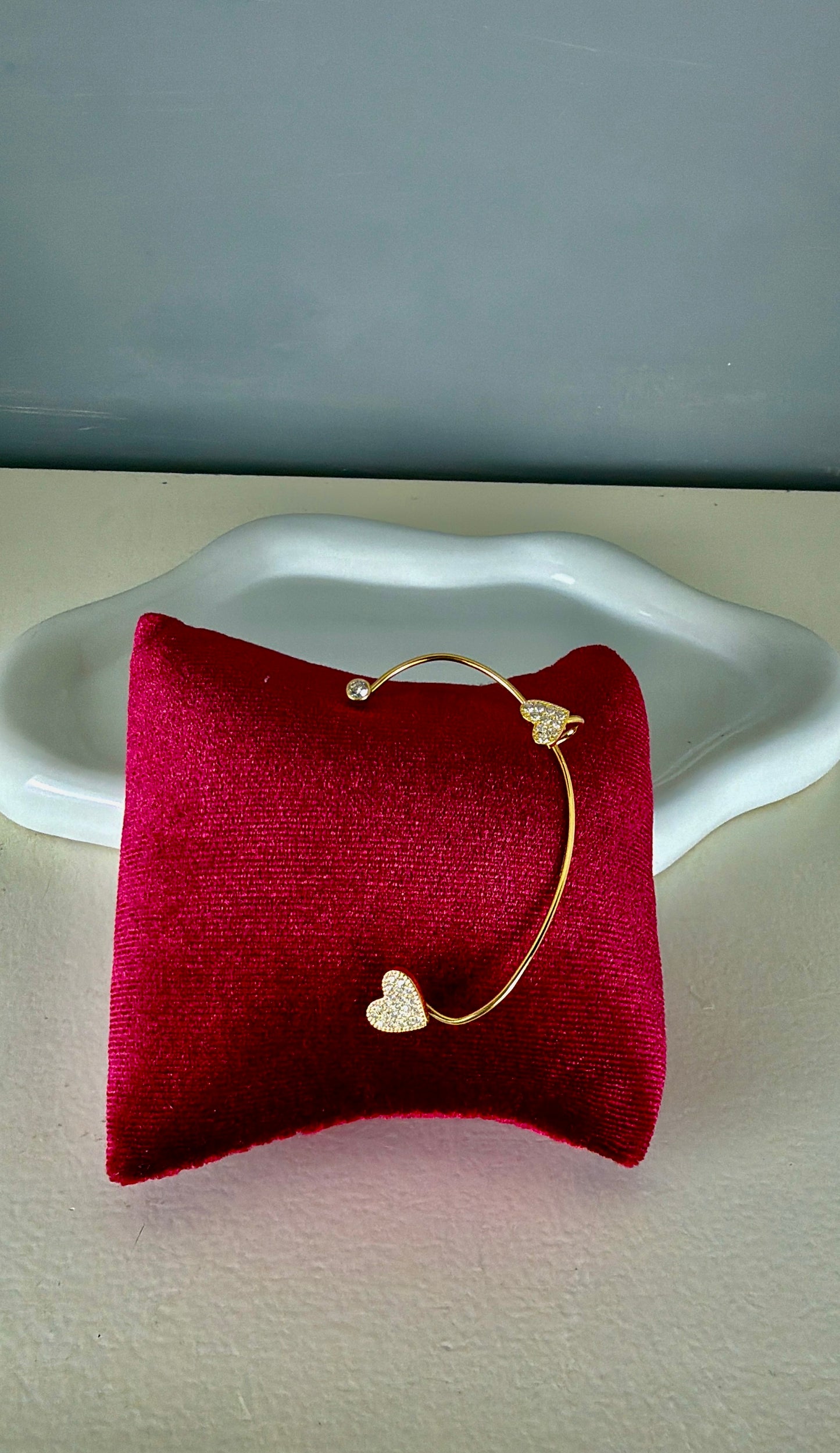 Orecchino cuffia gold love