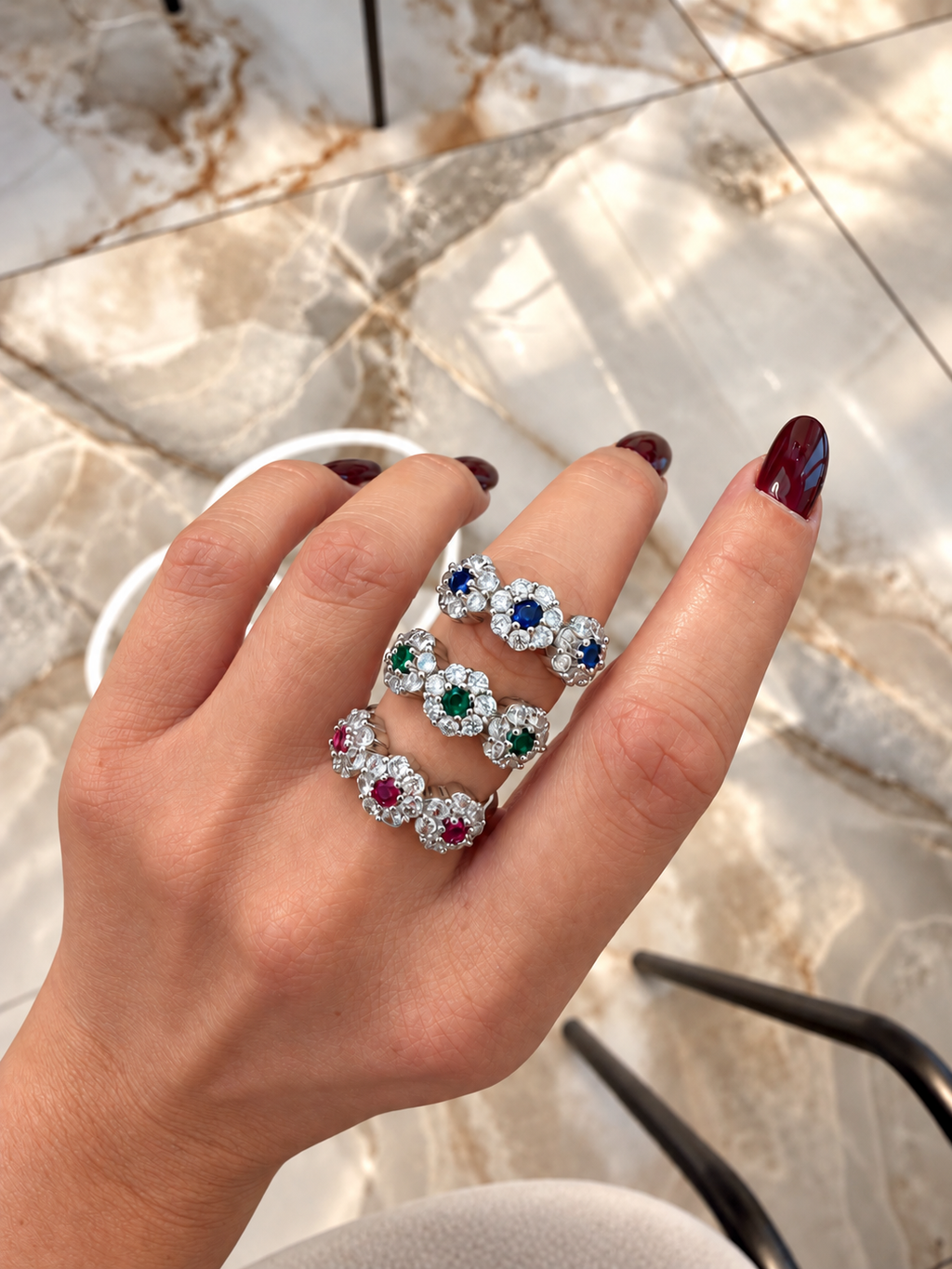 Anello Milena Colorato