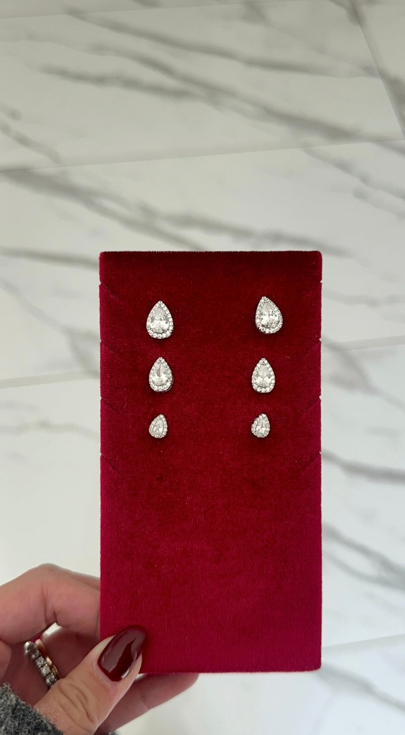 Orecchini goccia silver