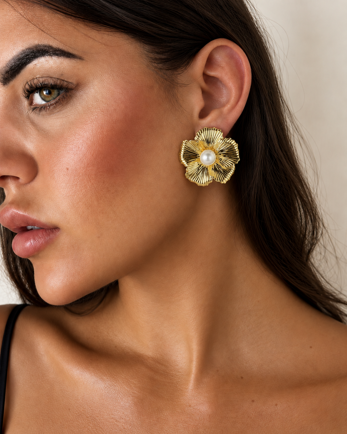 Orecchini Gold flowers