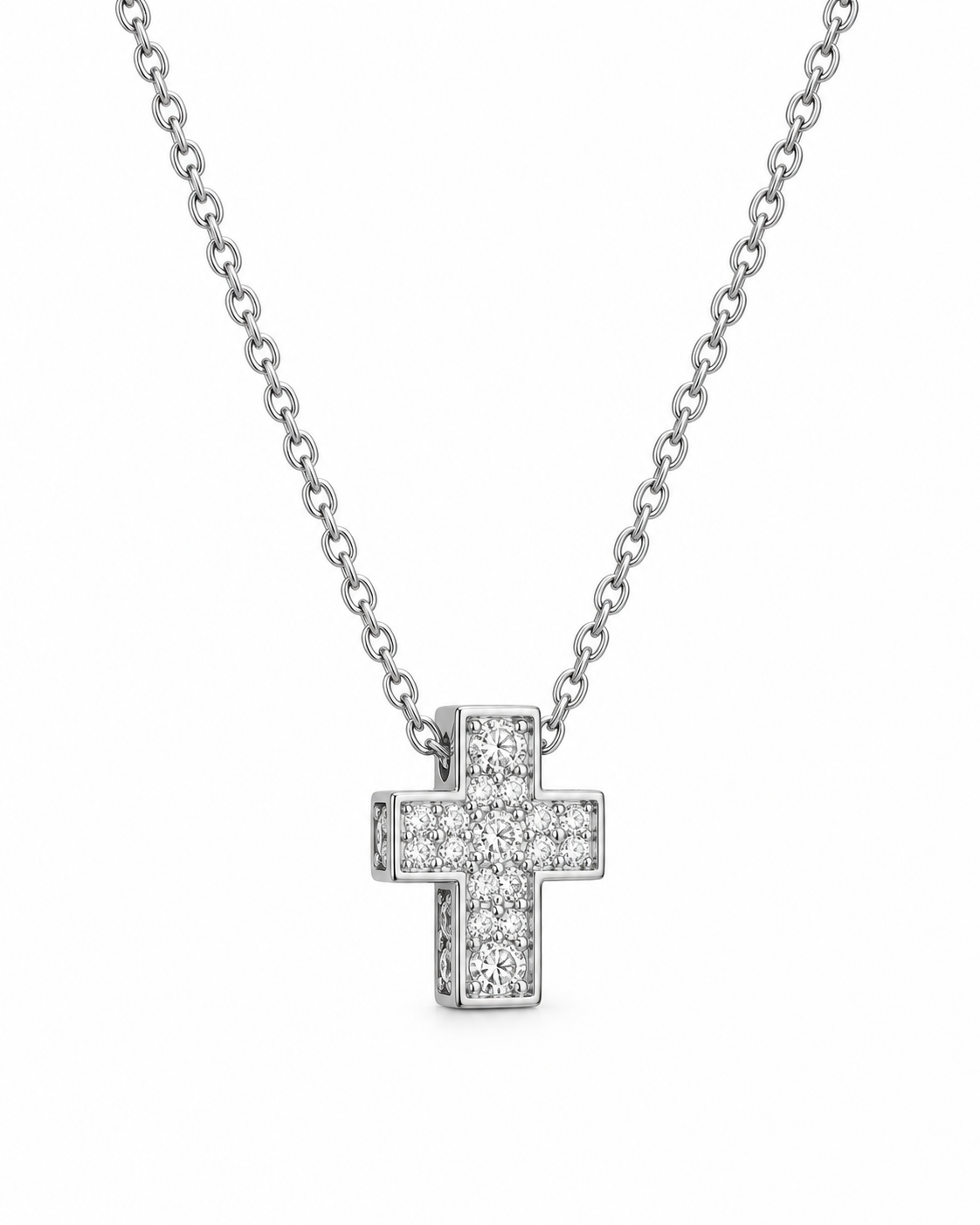 Collana croce pavé  Fugi