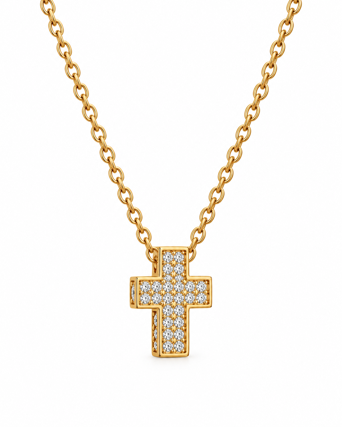 Collana croce pavé  Fugi