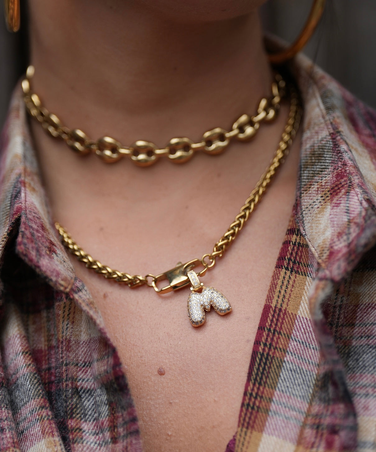 Collana rixos con lettera