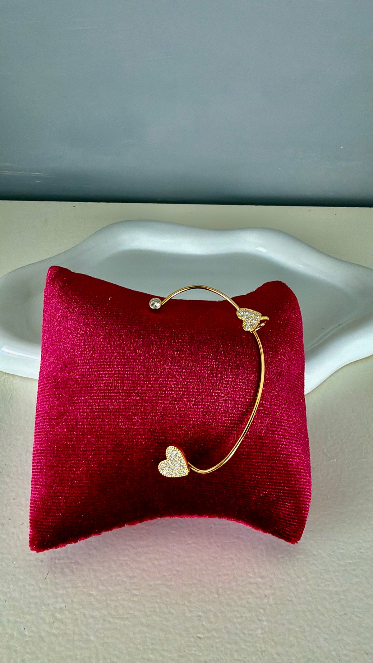 Orecchino cuffia gold love