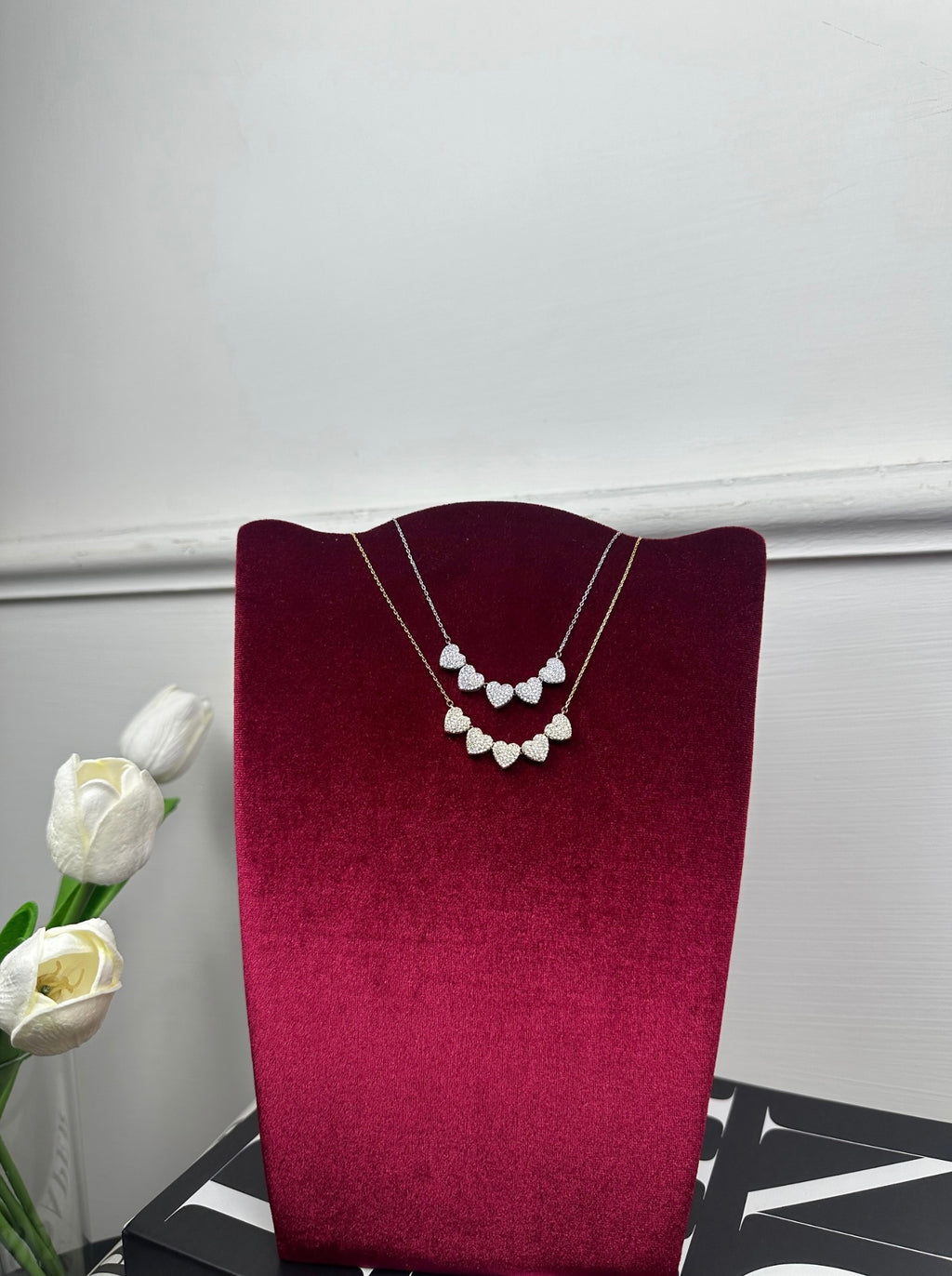 5-heart necklace
