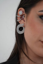 Orecchini virgola diamonds