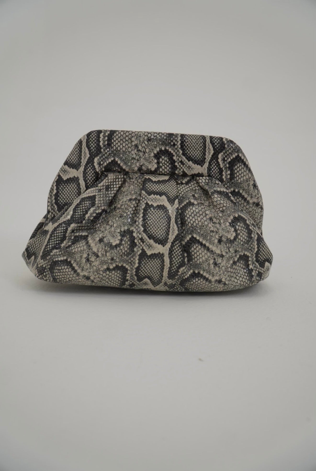 Borsa a mano pitonata
