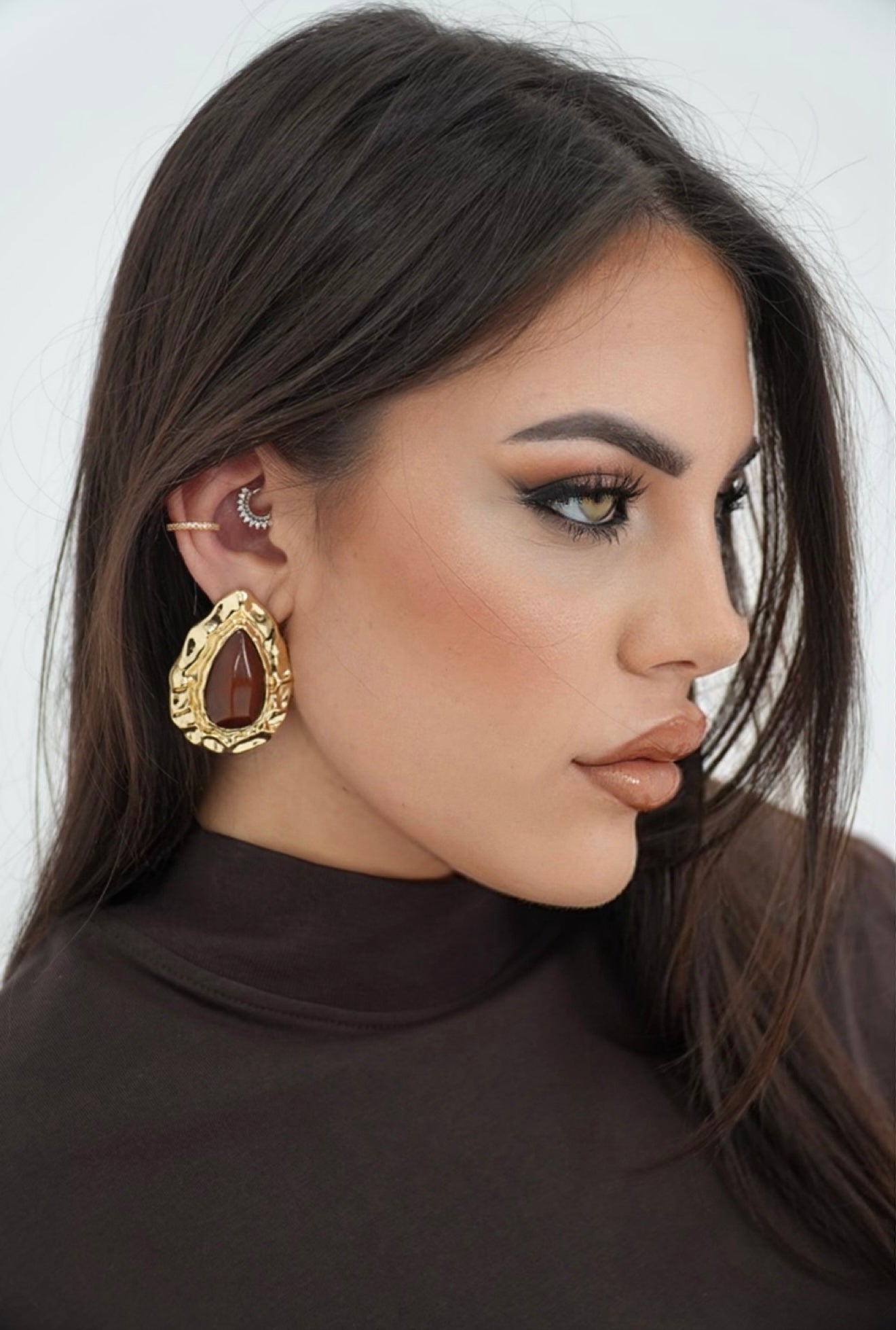 Orecchini oro dark