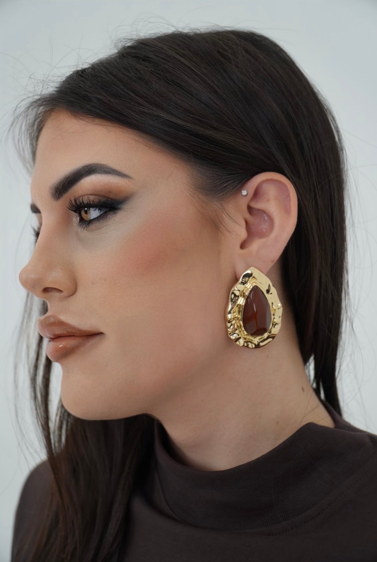 Orecchini oro dark