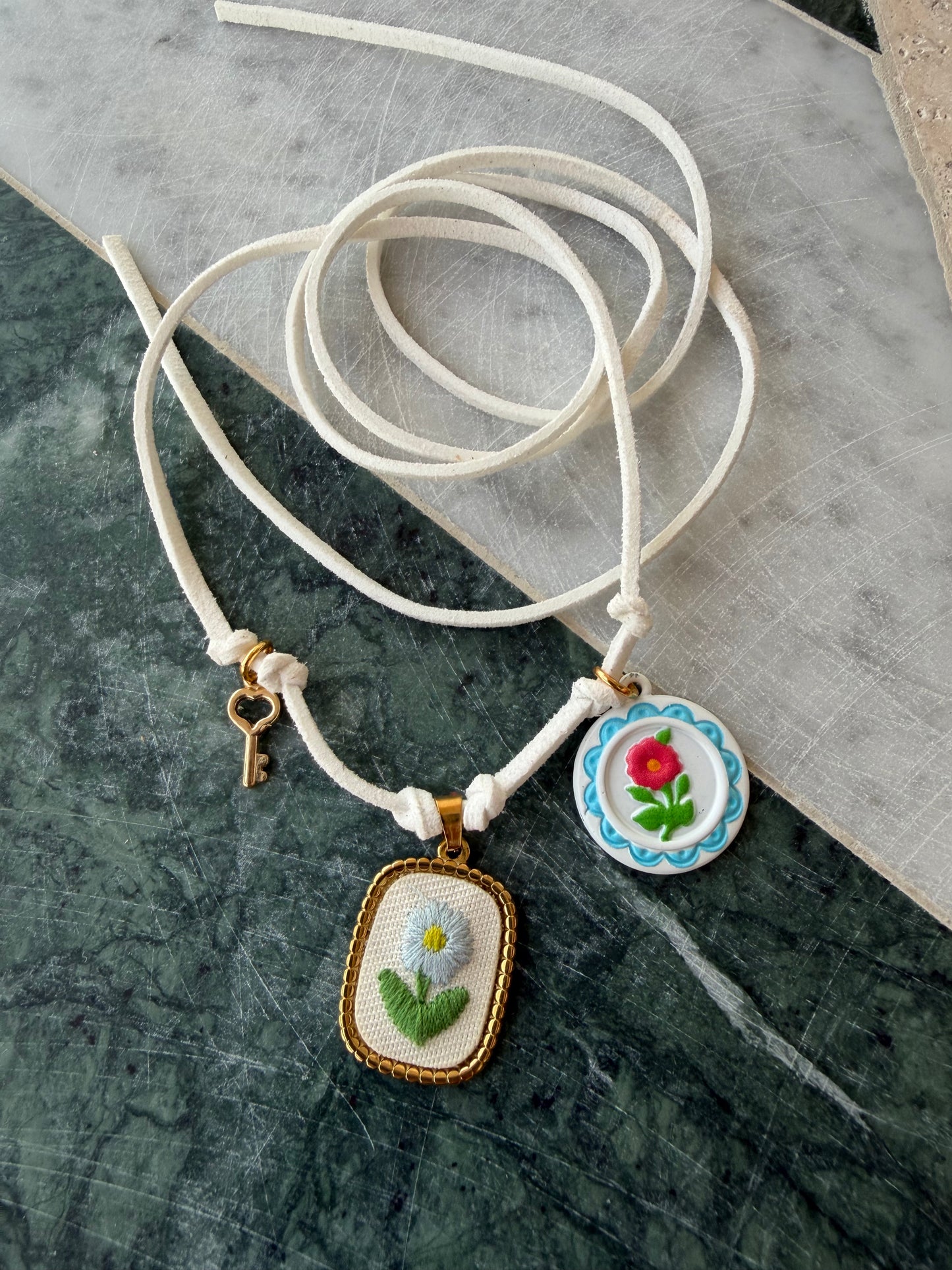 collana choker ibiza bianca